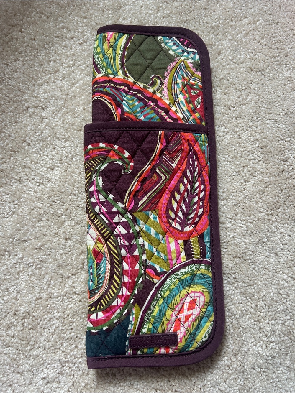 Vera Bradley curling iron cover